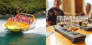 Jet Boat & Twilight Wine and Craft Beer Tour Combo image 1