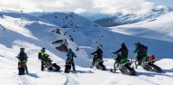 Private Heli Snowbike Tour - Snowmoto image 3