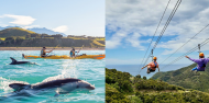 Kayak & Ziplining Combo image 1