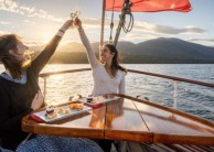 Evening Champagne Lake Cruise
