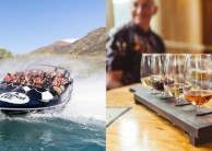 Jet Boat & Twilight Wine and Craft Beer Tour Combo