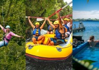 Okere Zip, Raft & Hot Pool Combo
