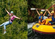 Okere Zip & Rafting Combo