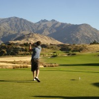 Lucky me! Playing the Hills, the home of the NZ Open.