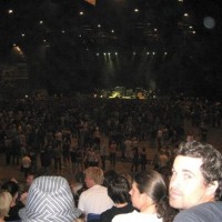 Cal & Sal at Kings of Leon in Christchurch 2009