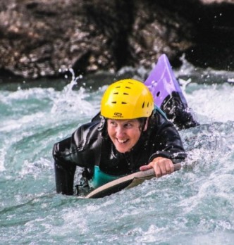 Surfing in Queenstown
