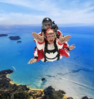 Skydiving in Abel Tasman