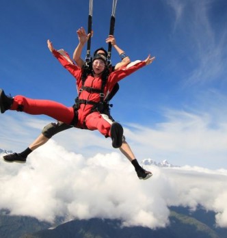 Skydiving in Franz Josef