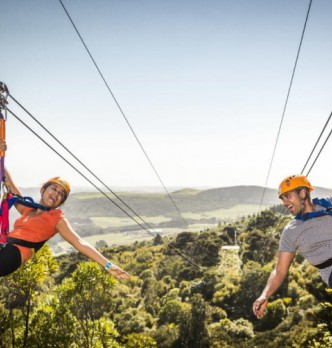 Auckland & Waiheke Island Ziplining