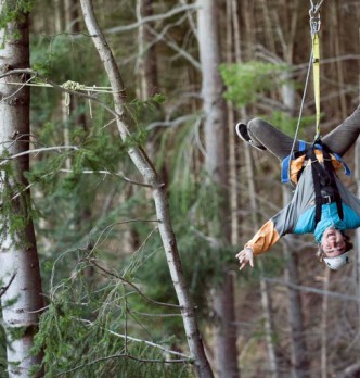 Ziplining in Queenstown
