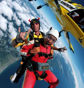 Skydiving in Taupo