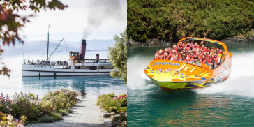 TSS Earnslaw Cruise & Jet Boat Combo - Everything New Zealand