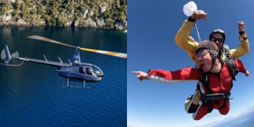 Skydiving & Scenic Heli Flight Combo - Everything New Zealand