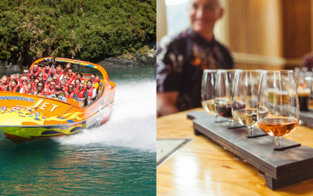 Jet Boat & Twilight Wine and Craft Beer Tour Combo