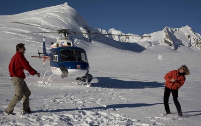 Helicopter Flight - Glacier Landing