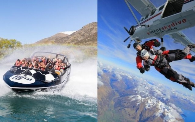 Jet Boat & Skydive Combo