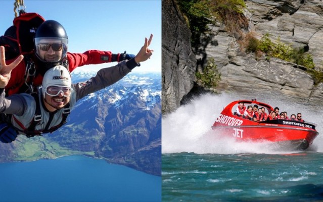 Skydiving & Jet Boat Combo