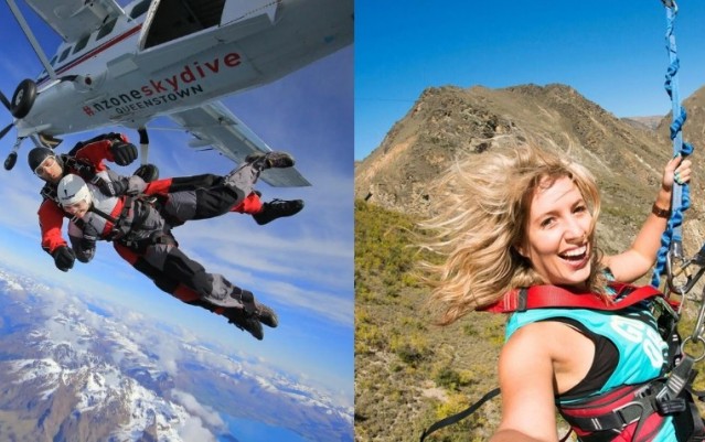 Skydiving & Nevis Swing Combo
