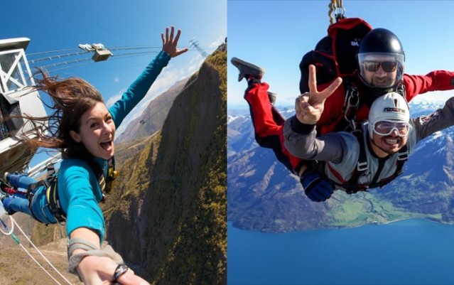 Skydiving & Nevis Bungy Combo