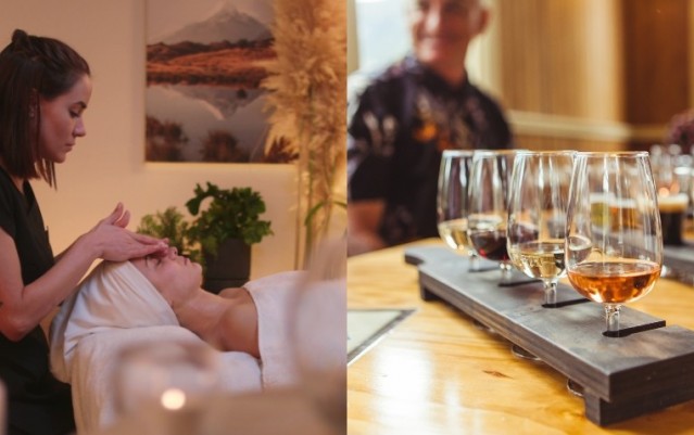 Day Spa & Wine Tour Combo