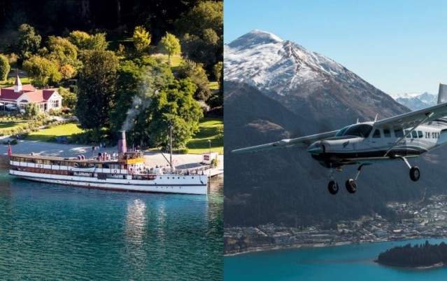 Walter Peak Flight & TSS Earnslaw Cruise - Air Milford