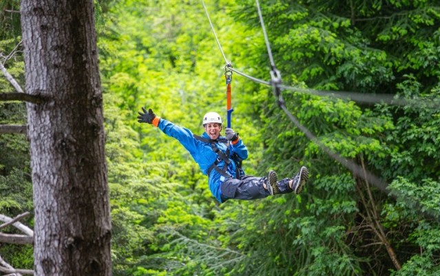 Ziplining - Ziptrek Kereru Tour