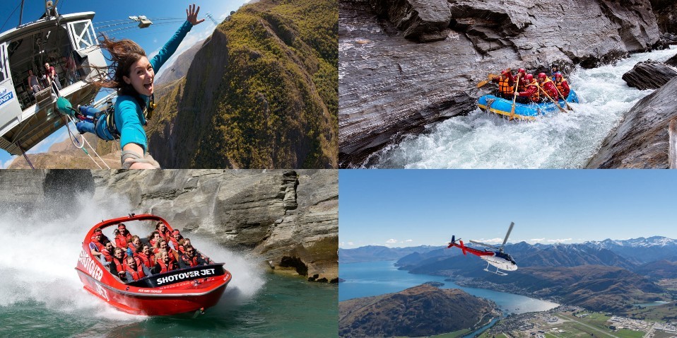 Awesome Foursome - Bungy Jet Heli Raft