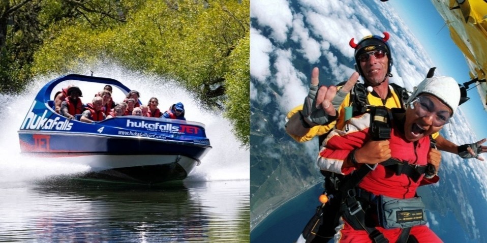 Skydiving & Jet Boat Combo - Huka Freefall