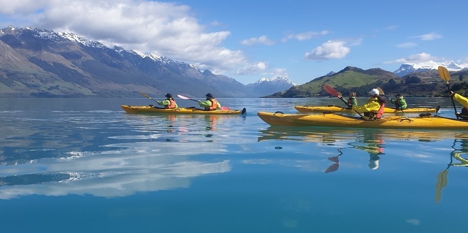 Kayaking - Rippled Earth Glenorchy