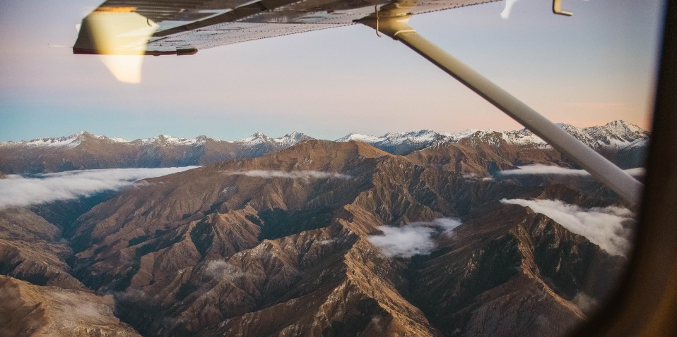 Scenic Flight - Mt Aspiring & The Glaciers