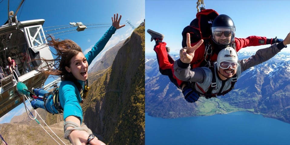 Skydiving & Nevis Bungy Combo